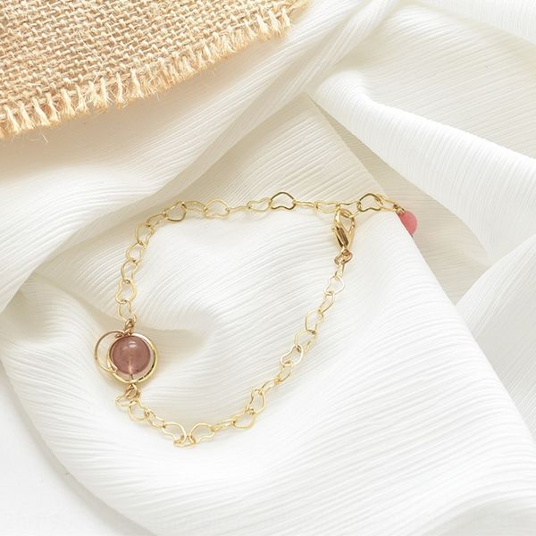cool wind heart-shaped moon temperament pink sweet strawberry crystal han simple bracelet braceletstrawberry braceletversatile student brace, Golden;silver
cool wind heart-shaped moon temperament pink sweet strawberry crystal han simple bracelet braceletstrawberry braceletversatile student brace, Golden;silver