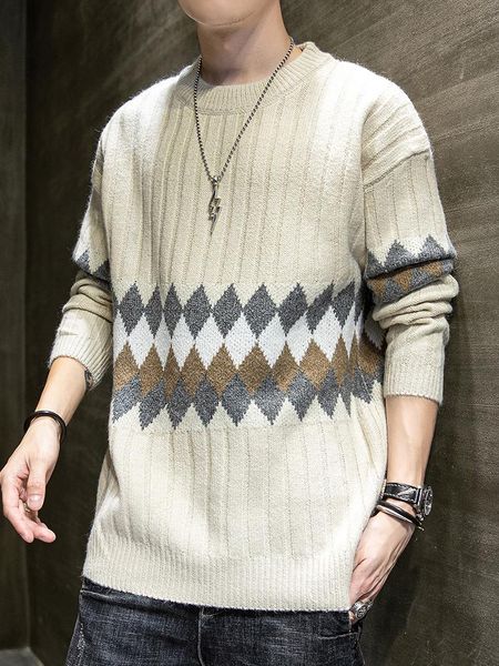 men's sweaters sweater men warm long-sleeved autumn and winter bottom knitwear trend round collar casual wear f, White;black
men's sweaters sweater men warm long-sleeved autumn and winter bottom knitwear trend round collar casual wear f, White;black