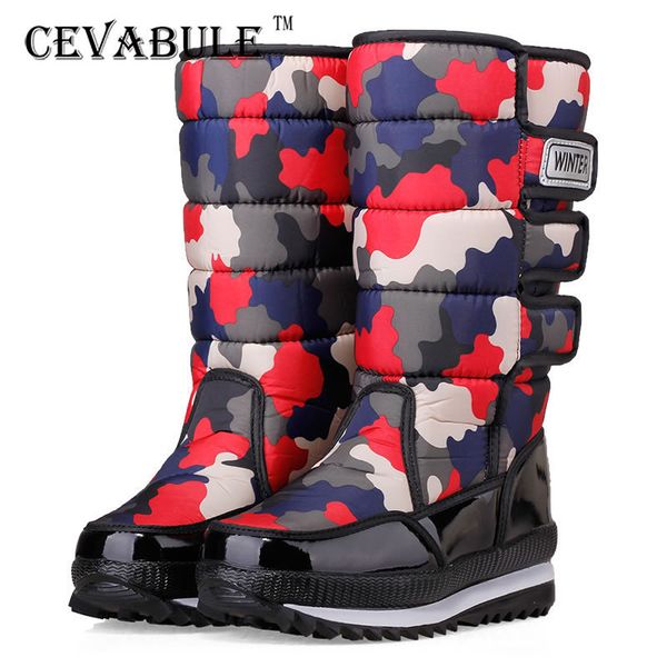 cevabule super warm snow boots female winter outdoor non-slip snow boots thick camouflage men's cotton-padded shoes ly-z02 1026, Black
cevabule super warm snow boots female winter outdoor non-slip snow boots thick camouflage men's cotton-padded shoes ly-z02 1026, Black