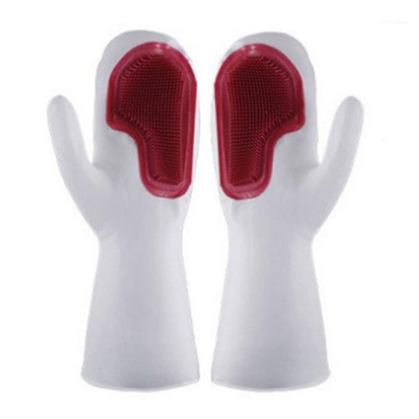 disposable gloves 1 pair soft magic silicone dishwashing scrubber dish washing sponge rubber scrub heat insulation kitchen cleaning tools1
disposable gloves 1 pair soft magic silicone dishwashing scrubber dish washing sponge rubber scrub heat insulation kitchen cleaning tools1