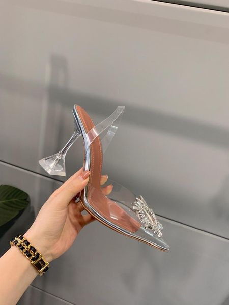 sandals transparent high heels women's pointed rhinestone crystal super, Black
sandals transparent high heels women's pointed rhinestone crystal super, Black