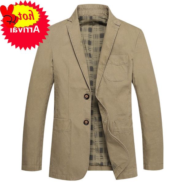 men's 2021 europe spring casual black blazer coats man autumn 100% pure cotton khaki blazers slim suits jackets, Black;brown
men's 2021 europe spring casual black blazer coats man autumn 100% pure cotton khaki blazers slim suits jackets, Black;brown