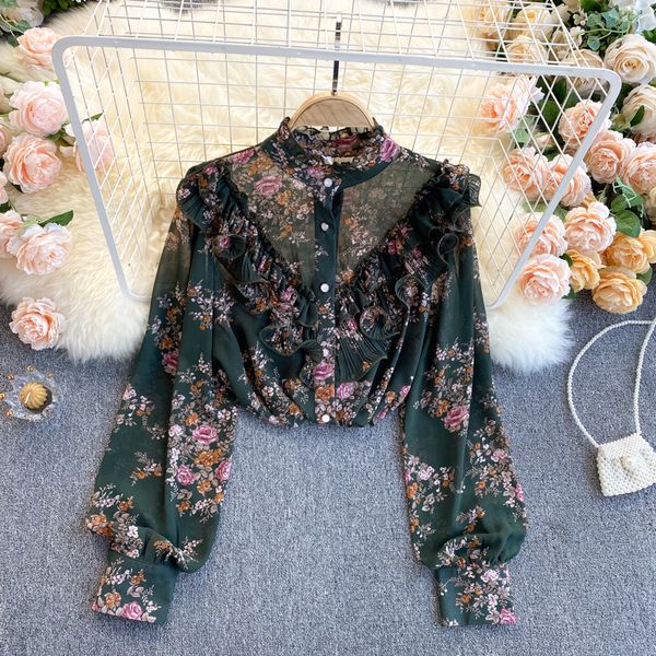 2021 new singiny chiffon female floral blouse spring the puff neck boho s print streetwear blouses m9ro, White
2021 new singiny chiffon female floral blouse spring the puff neck boho s print streetwear blouses m9ro, White