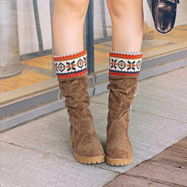 2020 new national style women's shoes mid long women's boots in autumn and winter1, Black
2020 new national style women's shoes mid long women's boots in autumn and winter1, Black