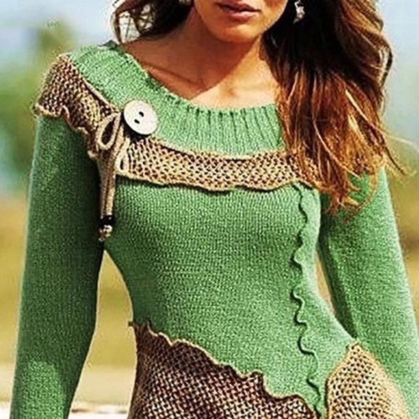 autumn winter new women vintage sweaters fashion round collar long sleeve asymmetrical sweaters plus size retro ribbed 1, White;black
autumn winter new women vintage sweaters fashion round collar long sleeve asymmetrical sweaters plus size retro ribbed 1, White;black