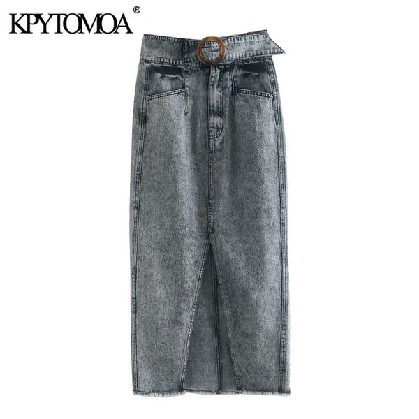 kpytomoa women 2020 fashion with belt acid wash denim midi skirt vintage high waist zipper fly front slit female skirts mujer 1014, Black
kpytomoa women 2020 fashion with belt acid wash denim midi skirt vintage high waist zipper fly front slit female skirts mujer 1014, Black