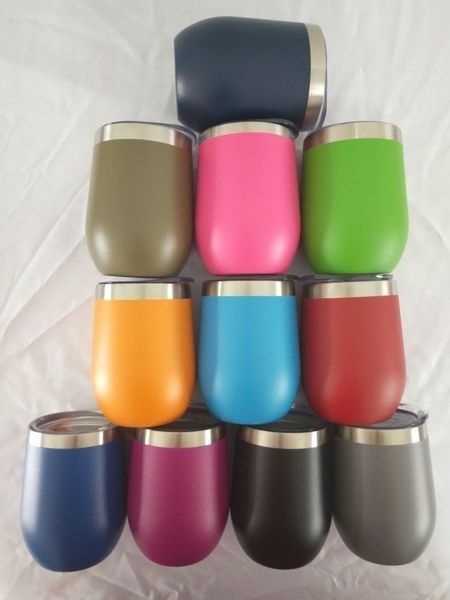12oz wine glass egg cups with lid stainless steel tumbler double wall vacuum beer coffee mugs kitchen bar drinkware
12oz wine glass egg cups with lid stainless steel tumbler double wall vacuum beer coffee mugs kitchen bar drinkware