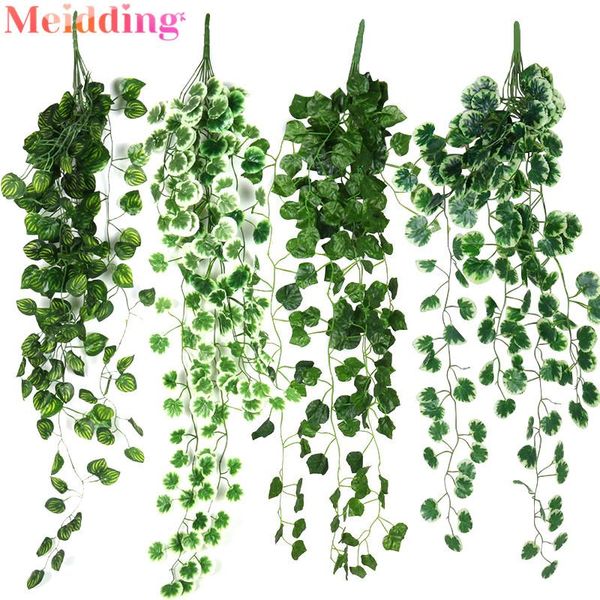 90/190cm artificial plants ivy leaf garland fake foliage home garden wall hanging vine leaves branches green plant wedding decor
90/190cm artificial plants ivy leaf garland fake foliage home garden wall hanging vine leaves branches green plant wedding decor
