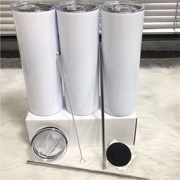 20oz blank sublimation straight tumbler with metal straw stainless steel double vacuum cup portable car mugs straws brush and coaster
20oz blank sublimation straight tumbler with metal straw stainless steel double vacuum cup portable car mugs straws brush and coaster