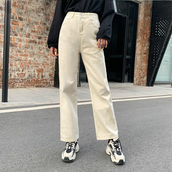 women's jeans spring autumn wide-leg high-waist denim pants retro loose droop straight trousers, Blue
women's jeans spring autumn wide-leg high-waist denim pants retro loose droop straight trousers, Blue