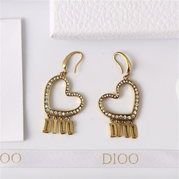 86% off factory shophome diamond heart tassel female brass fashion, Golden 
86% off factory shophome diamond heart tassel female brass fashion, Golden