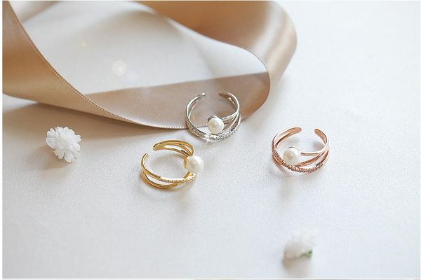 cluster rings women's delicate zircon pearls open adjustable electroplate gold rose golden lovely korean style quality fine, Golden;silver
cluster rings women's delicate zircon pearls open adjustable electroplate gold rose golden lovely korean style quality fine, Golden;silver