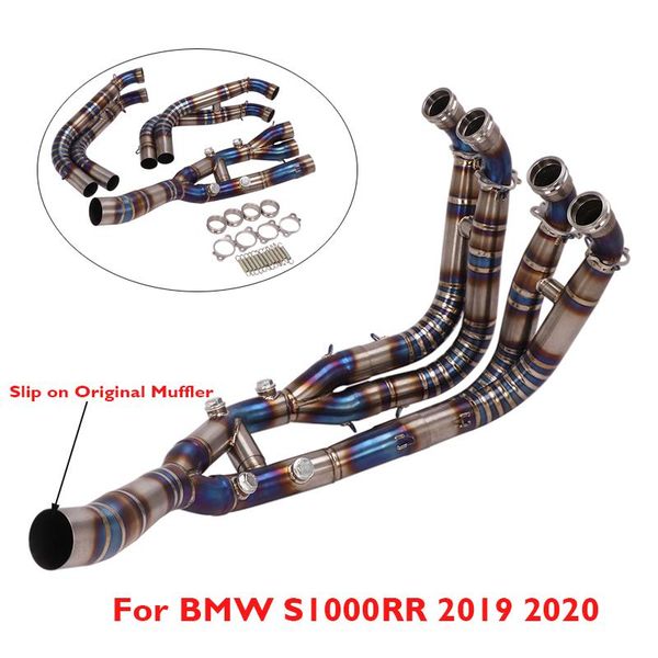 motorcycle exhaust system s1000rr slip on header pipe connector link titanium alloy for 2021
motorcycle exhaust system s1000rr slip on header pipe connector link titanium alloy for 2021