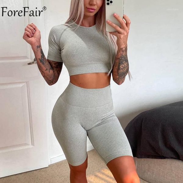 women's tracksuits forefair summer women set sport o neck short sleeve crop and mini biker shorts two piece gray outwear tracksuit1
women's tracksuits forefair summer women set sport o neck short sleeve crop and mini biker shorts two piece gray outwear tracksuit1
