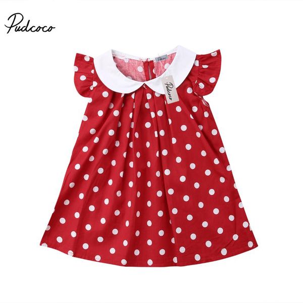 pudcoco cute kids baby girls polka dot summer red dresses toddler sundress outfit dress 0-4y, Red;yellow
pudcoco cute kids baby girls polka dot summer red dresses toddler sundress outfit dress 0-4y, Red;yellow