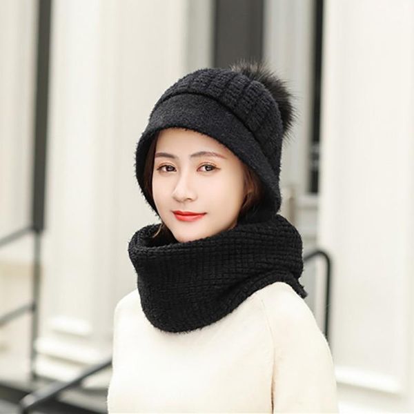 cycling caps & masks 2021 2pcs fashion women cute warm hat knitted skullies beanies ski cap and scarf set1, Black
cycling caps & masks 2021 2pcs fashion women cute warm hat knitted skullies beanies ski cap and scarf set1, Black