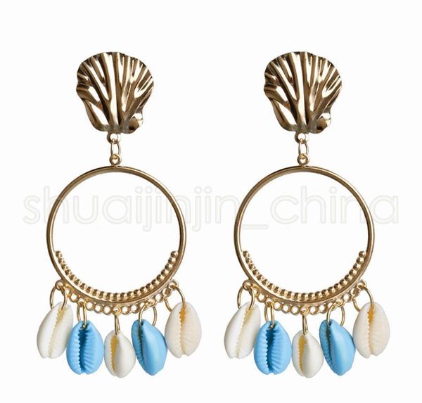 colorful seashell dangle drop earrings women cute circle statement bohemian shell earrings retro lady beach jewelry jlldxb ffshop2001, Golden
colorful seashell dangle drop earrings women cute circle statement bohemian shell earrings retro lady beach jewelry jlldxb ffshop2001, Golden