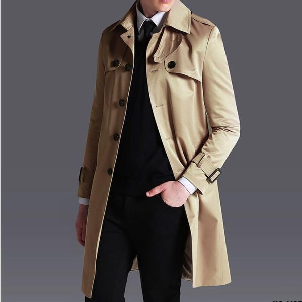 men's trench coats /spring fashion mid-length single-breasted lapel cotton jacket personalized customization large size /s-6xl, Tan;black
men's trench coats /spring fashion mid-length single-breasted lapel cotton jacket personalized customization large size /s-6xl, Tan;black