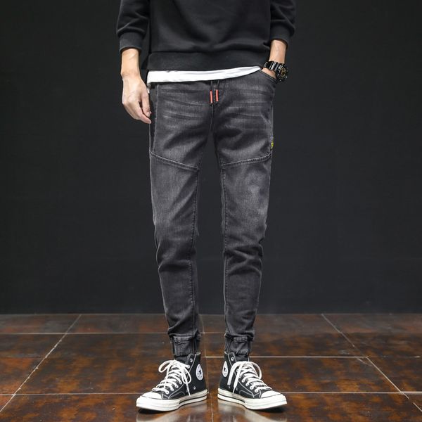 autumn 2020 new fashion trend capris small toe men's harem pants student versatile jeans, Blue
autumn 2020 new fashion trend capris small toe men's harem pants student versatile jeans, Blue