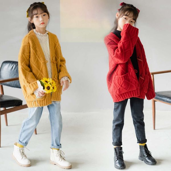 autumn coat 13229 winter 2020 girls' korean thick needle thickened sweater cardigan i20z, Black
autumn coat 13229 winter 2020 girls' korean thick needle thickened sweater cardigan i20z, Black