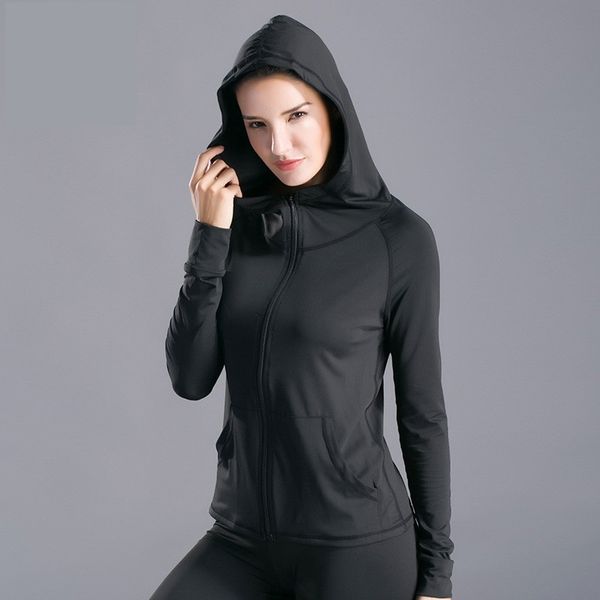 wywan women hooded running jacket long sleeve sweatshirt ladies yoga sports zipper jacket fitness gym shirts women's dropship 201028, Black;brown
wywan women hooded running jacket long sleeve sweatshirt ladies yoga sports zipper jacket fitness gym shirts women's dropship 201028, Black;brown