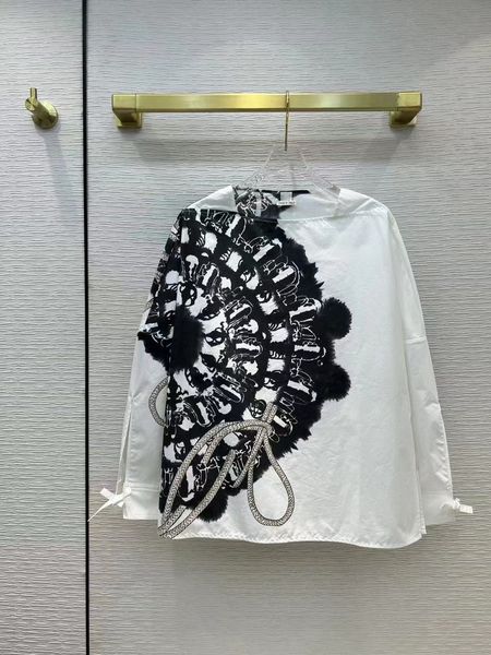 milan runway shirts 2022 spring summer long sleeve square neck print designer blouses brand same style women's 0218-30, White
milan runway shirts 2022 spring summer long sleeve square neck print designer blouses brand same style women's 0218-30, White