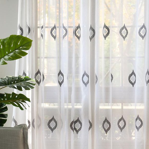 new curtains for living dining room bedroom modern minimalist white embroidery curtain modern tulle fashion fabric customization
new curtains for living dining room bedroom modern minimalist white embroidery curtain modern tulle fashion fabric customization
