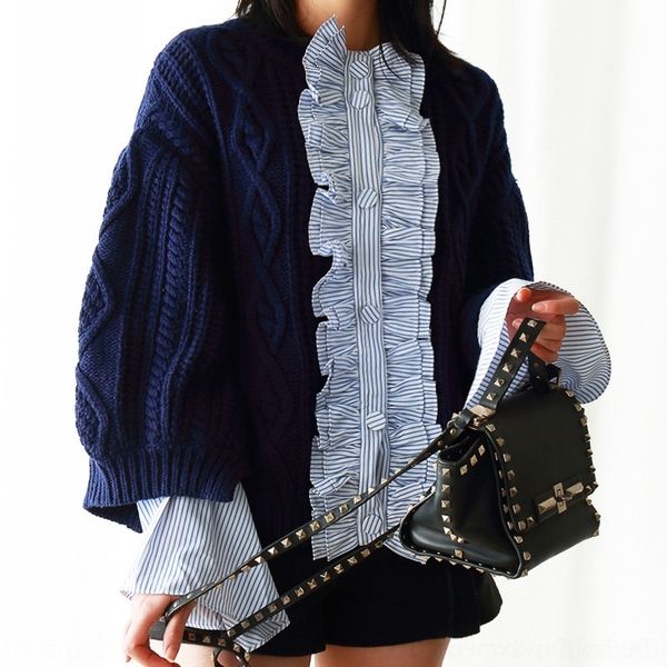 l0cqt 2020 spring new women's clothing sweater cardigan style lazy style fake two-piece mori sweater women's korean r3riu, White;black
l0cqt 2020 spring new women's clothing sweater cardigan style lazy style fake two-piece mori sweater women's korean r3riu, White;black
