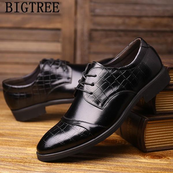 dress shoes mens formal genuine leather brown men elegant italian classic zapatos de vestir para hombre, Black
dress shoes mens formal genuine leather brown men elegant italian classic zapatos de vestir para hombre, Black