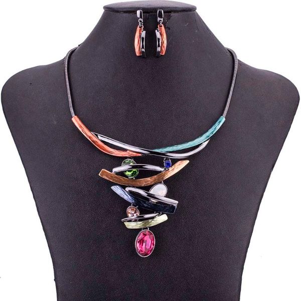 ms1505030 colorful fashion jewelry set antique plated lead&nickle bling crystal rainbow pendant necklace, Silver
ms1505030 colorful fashion jewelry set antique plated lead&nickle bling crystal rainbow pendant necklace, Silver