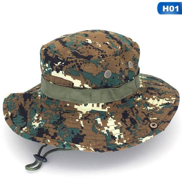 wide brim hats 2021 summer lace up camouflage tactical hat man outdoor sports tool sun bucket, Blue;gray
wide brim hats 2021 summer lace up camouflage tactical hat man outdoor sports tool sun bucket, Blue;gray