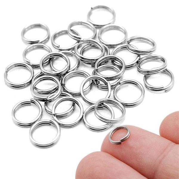 100pcs/lots 5-15mm stainless steel open double loops split jump rings keychain link circle diy keyring connectors acc jllvps
100pcs/lots 5-15mm stainless steel open double loops split jump rings keychain link circle diy keyring connectors acc jllvps