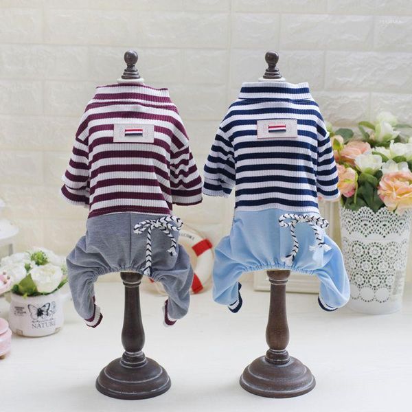 2020 fashion puppy dog clothes pet dog striped clothing jumpsuit four leg pants vest t shirts1
2020 fashion puppy dog clothes pet dog striped clothing jumpsuit four leg pants vest t shirts1