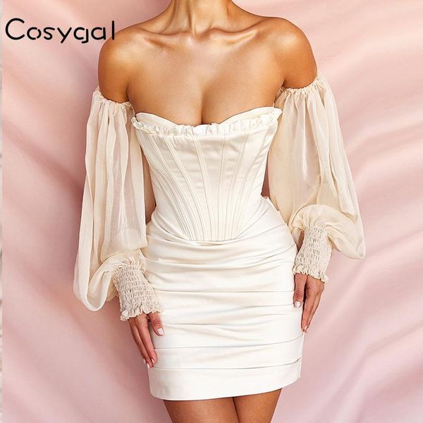 cosygal chiffon ruffles off shoudler bodycon dress women long lantern sleeve backless dresses ladies elegant party dress, Black;gray
cosygal chiffon ruffles off shoudler bodycon dress women long lantern sleeve backless dresses ladies elegant party dress, Black;gray