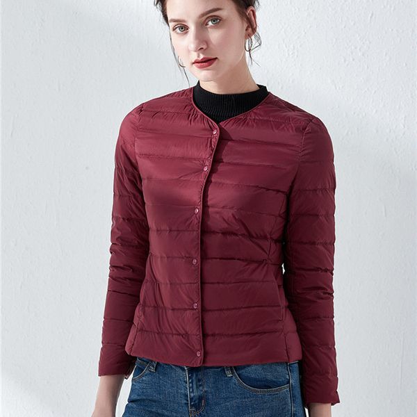 light and thin down jacket for women short 2020 autumn/winter new fashion korean version slimming body slimming thin round collar coat, Black
light and thin down jacket for women short 2020 autumn/winter new fashion korean version slimming body slimming thin round collar coat, Black