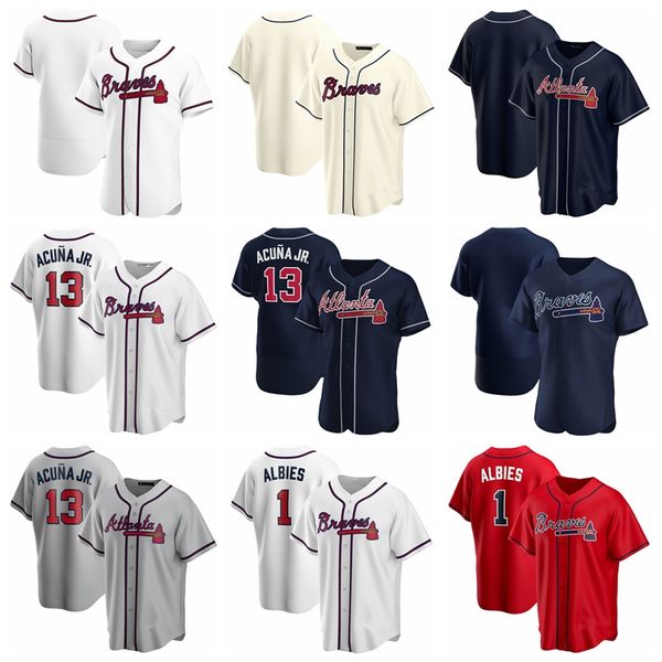 braves men's freddie an white home ozzie albies 2020 ronald acuna jr. player custom jersey, Black
braves men's freddie an white home ozzie albies 2020 ronald acuna jr. player custom jersey, Black