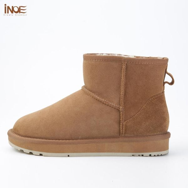 inoe classic sheepskin suede leather wool fur lined women ankle winter boots for women basic snow boots winter shoes flats black 201021
inoe classic sheepskin suede leather wool fur lined women ankle winter boots for women basic snow boots winter shoes flats black 201021