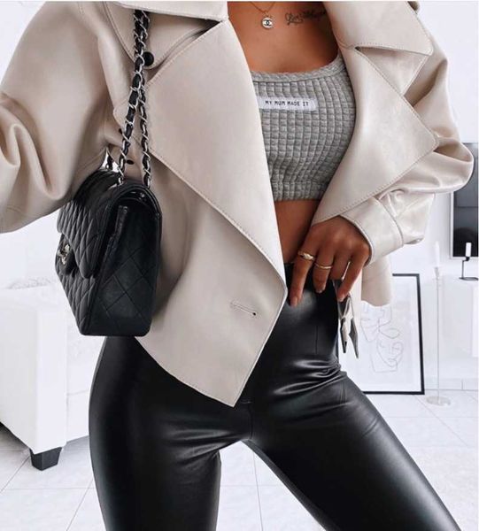 a16 explosive fashion british style pu leather clothing motorcycle leather jacket shirt women's tide autumn and winter, Black;brown
a16 explosive fashion british style pu leather clothing motorcycle leather jacket shirt women's tide autumn and winter, Black;brown