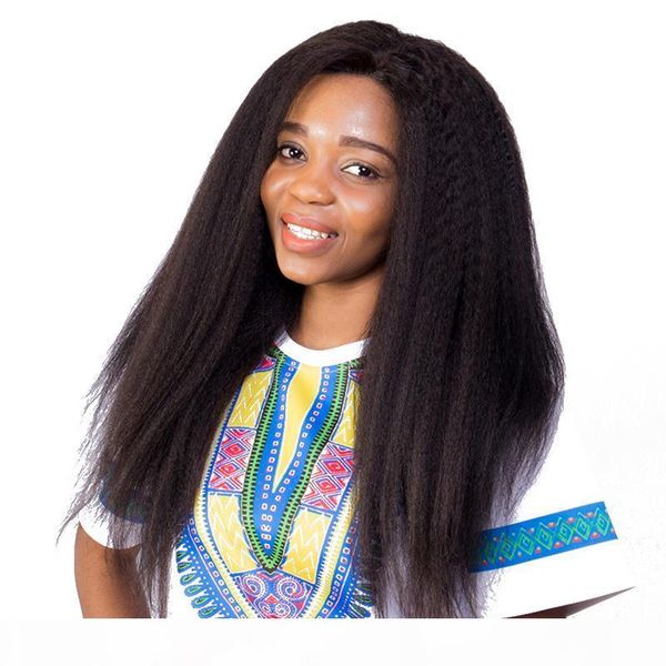 human hair kinky straight wig pre plucked virgin brazilian hair glueless kinky straight full lace human hair wig for african american, Black;brown
human hair kinky straight wig pre plucked virgin brazilian hair glueless kinky straight full lace human hair wig for african american, Black;brown