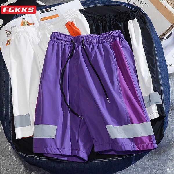 fgkks summer men's casual shorts fashion brand men trend 3m reflective strip five-point pants waterproof straight shorts male q1103, White;black
fgkks summer men's casual shorts fashion brand men trend 3m reflective strip five-point pants waterproof straight shorts male q1103, White;black