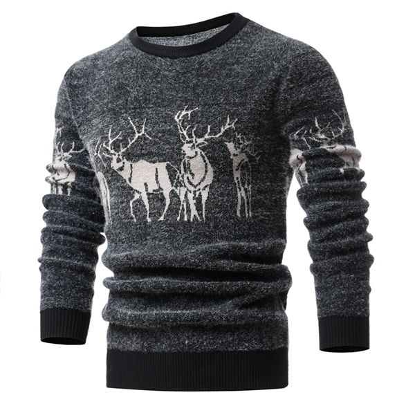 2020 new winter christmas sweater men christmas deer printing men's sweater casual o-neck male pullovers slim sweaters pull men 0927, White;black
2020 new winter christmas sweater men christmas deer printing men's sweater casual o-neck male pullovers slim sweaters pull men 0927, White;black
