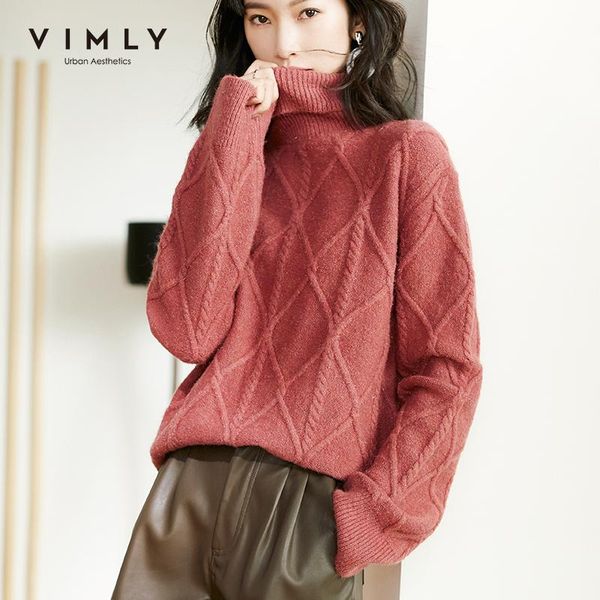 women's sweaters vimly fashion winter turtleneck solid loose thick warm pullover casual pull femme hiver knitted f5312, White;black
women's sweaters vimly fashion winter turtleneck solid loose thick warm pullover casual pull femme hiver knitted f5312, White;black