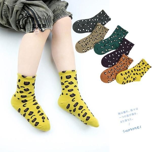fashion leopard print children's sockss autumn winter cotton sock for girls boys 5 pairs/set decorative socks warm ankle sockss, Pink;yellow
fashion leopard print children's sockss autumn winter cotton sock for girls boys 5 pairs/set decorative socks warm ankle sockss, Pink;yellow