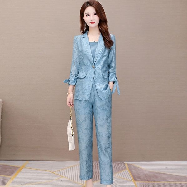 izxyf tian silk fashion temperament age reduction casual piece suit women's coat 2020 new casual pants coat long sleeve small suit autu, Gray
izxyf tian silk fashion temperament age reduction casual piece suit women's coat 2020 new casual pants coat long sleeve small suit autu, Gray