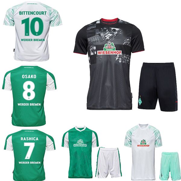 020 2021 sv werder bremen home pizarro eggestein soccer jersey 20 21 away rashica klaassen osako men +child suit, Black;yellow
020 2021 sv werder bremen home pizarro eggestein soccer jersey 20 21 away rashica klaassen osako men +child suit, Black;yellow