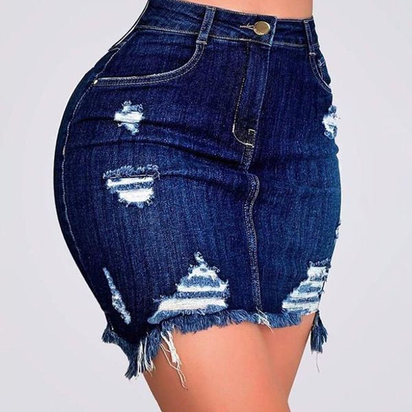 solid blue jeans skirt for women summer fashion high waist hole casual pencil denim skirts woman with pockets button s, Black
solid blue jeans skirt for women summer fashion high waist hole casual pencil denim skirts woman with pockets button s, Black