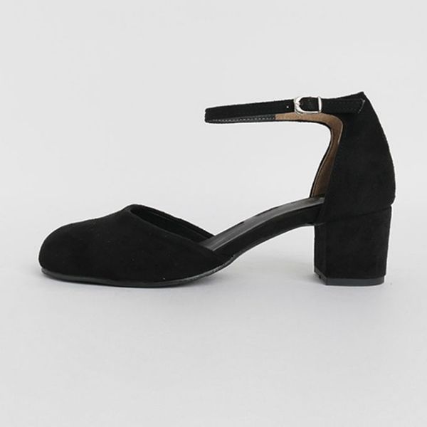 2021 new version autumn's round head a single one-button-shoes heels shoes of women's d8v5, Black
2021 new version autumn's round head a single one-button-shoes heels shoes of women's d8v5, Black