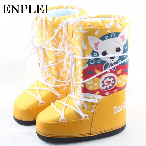 enplei winter snow boots female children mid-calf ski shoes lace-up warm waterproof non-slip platform booties size 35-40, Black;grey
enplei winter snow boots female children mid-calf ski shoes lace-up warm waterproof non-slip platform booties size 35-40, Black;grey