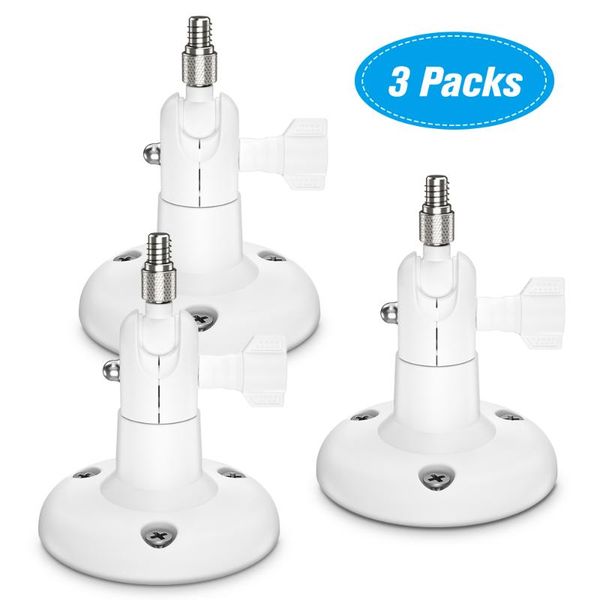 3 pack adjustable wall mount for arlo hd/arlo pro/arlo pro2/arlo go/arlo ultra/wyze cam pan home camera mounting bracket
3 pack adjustable wall mount for arlo hd/arlo pro/arlo pro2/arlo go/arlo ultra/wyze cam pan home camera mounting bracket