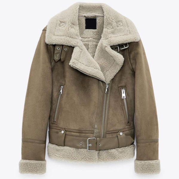 women's down & parkas 2021 winter women thick warm vintage suede lambs biker jackets coat sashes solid outwear female casual loose muj, Black
women's down & parkas 2021 winter women thick warm vintage suede lambs biker jackets coat sashes solid outwear female casual loose muj, Black